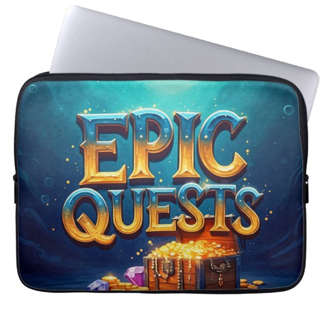 Epic Quests  Laptop Sleeve (Front)