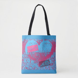 Epic Retro Colors Love Heart Design