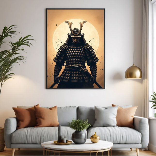 Epic Samurai Warrior Japanese Armor Canvas Print (Creator Uploaded)