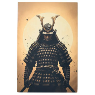 Epic Samurai Warrior Japanese Armor Metal Print