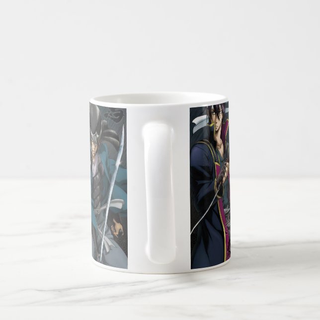 Epic Samurai Warriors Anime Mug (Handle)
