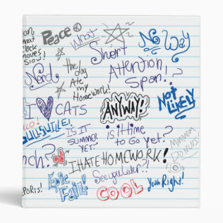 Epic School Doodles Binder