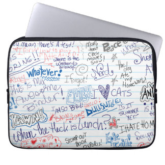 Epic School Doodles Laptop Sleeve