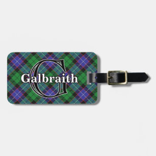 Epic Scotland Clan Galbraith Tartan Luggage Tag