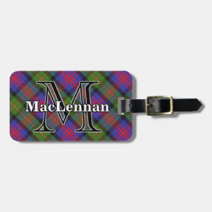 Epic Scotland Clan MacLennan Tartan Luggage Tag