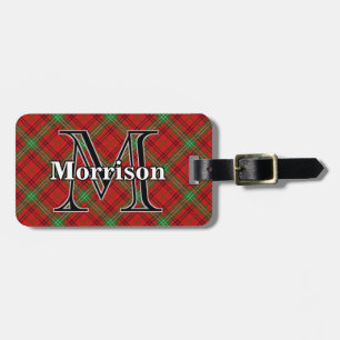 Epic Scotland Clan Morrison Tartan Luggage Tag