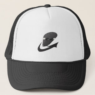 Epic Screen Layers B&W Skate Board Trucker Hat