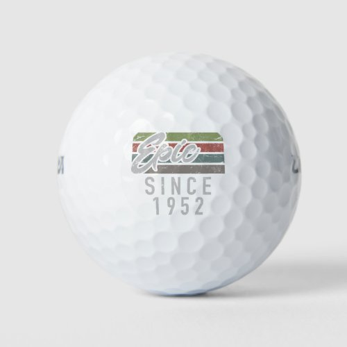 Epic Since 1952 70th Birthday Golf Balls
