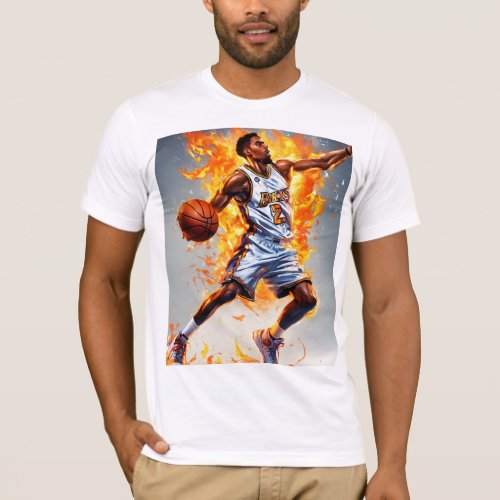 Epic Slam Dunk Ultimate Sports Movie Poster Desi T_Shirt