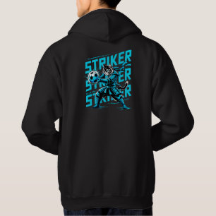 Epic Soccer Samurai Cat - Cool Gamer & Anime Fan Hoodie