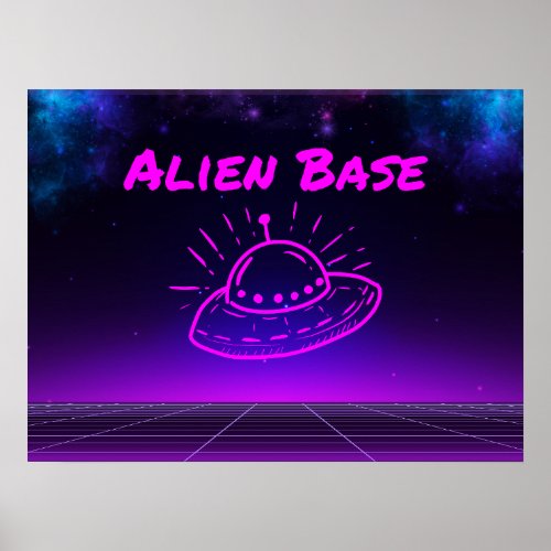 Epic Space Dart Blaster Birthday Party Team Poster