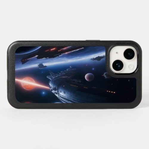 epic space scene OtterBox iPhone 14 case