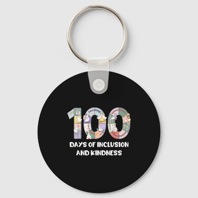 Epic SPED Silly Autism 100 Days School Teacher Goo Keychain (Front)