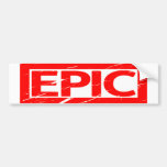 Epic Stamp Bumper Sticker