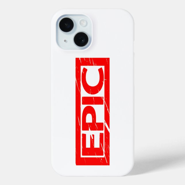 Epic Stamp Case-Mate iPhone Case (Back)