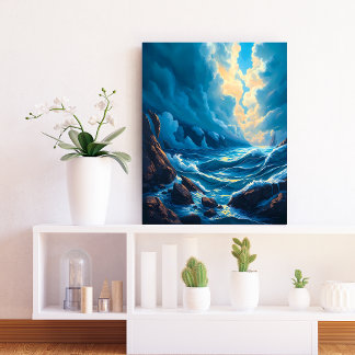 Epic Storm Seascape Wall Art