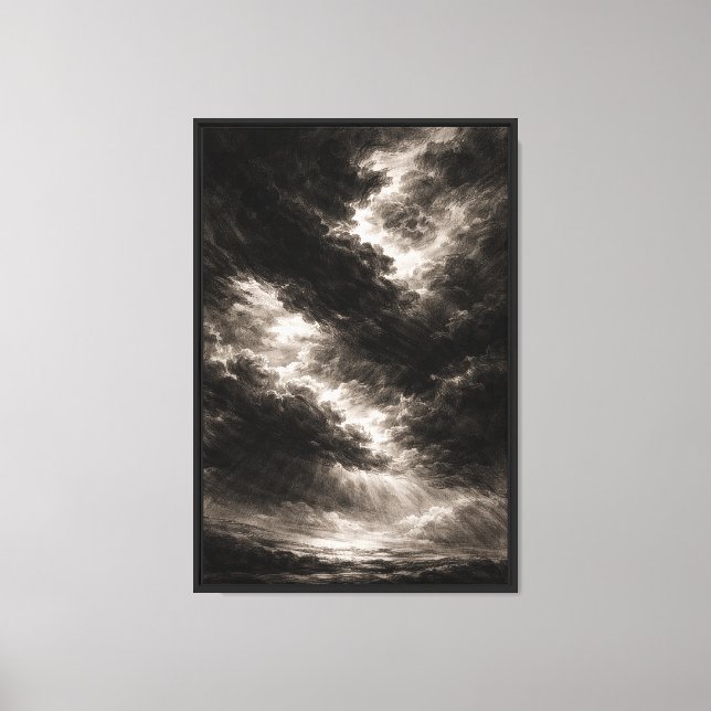 Epic Storm Sky Drama Canvas Print (Front)