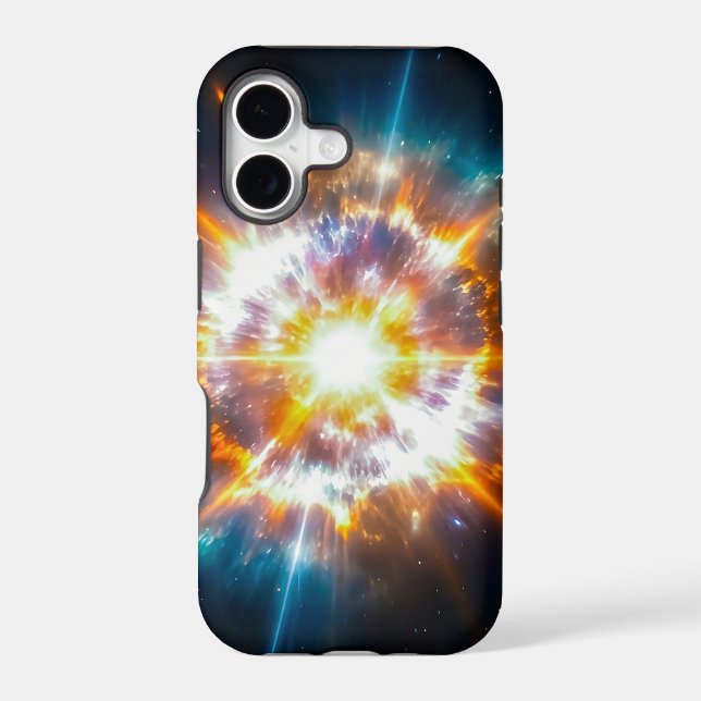 Epic Supernova Cosmic Explosion Sci Fi Gamer Case-Mate iPhone Case (Back)