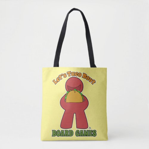 Epic Taco Bout Board Games Meeple Fun Tote Bag