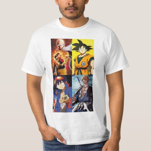 Epic Trinity Saitama Goku and Luffy Unite T_Shirt