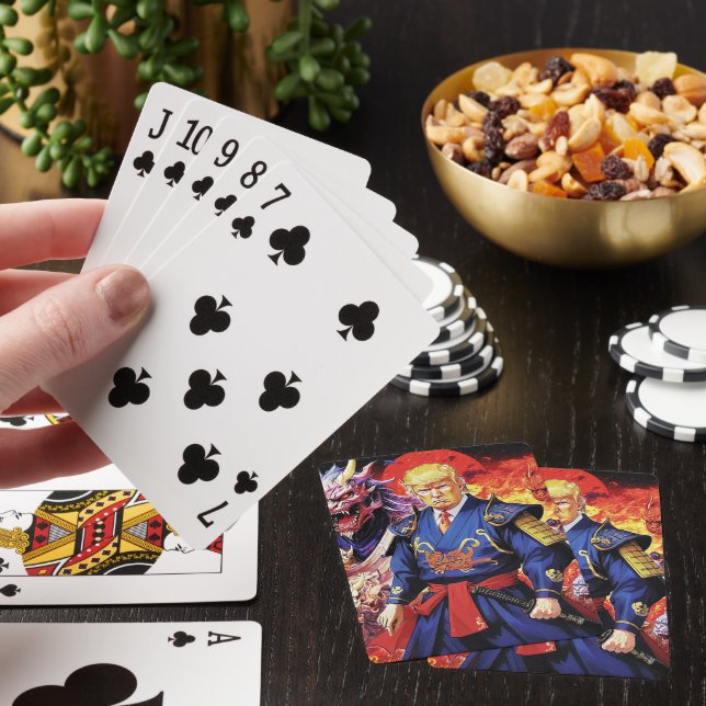 Epic Trump Samurai Anime Poker Cards (In Situ)
