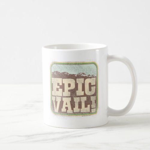 Epic Vail Fun Travel Cartoon Design Coffee Mug