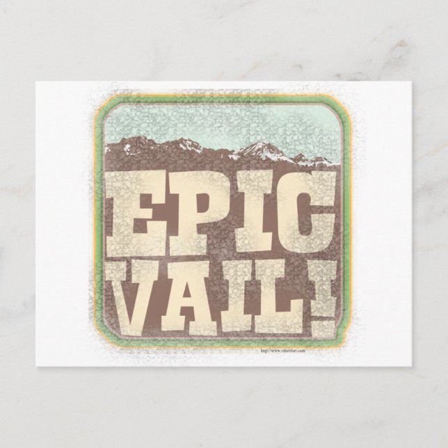 Epic Vail Postcard (Front)