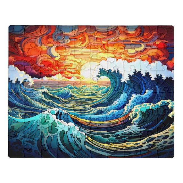 Epic Waves 12 Jigsaw Puzzle (Puzzle Horizontal)