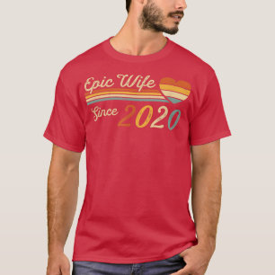 Epic Wife Since 2020 2nd Wedding Anniversary 2 Ye T-Shirt