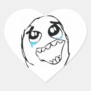 Epic Win Heart Sticker