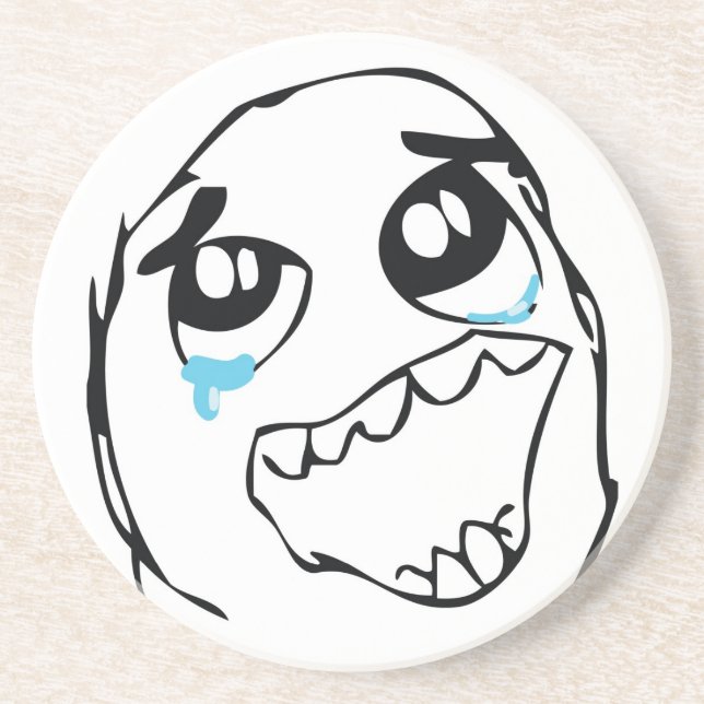 Epic Win Sandstone Coaster (Front)