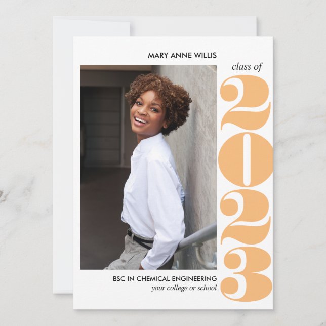 EPIC YEAR | ORANGE COLLEGE PHOTO GRADUATION  CARD (Front)