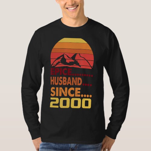 Epice Husband Since 2000 Design T_Shirt