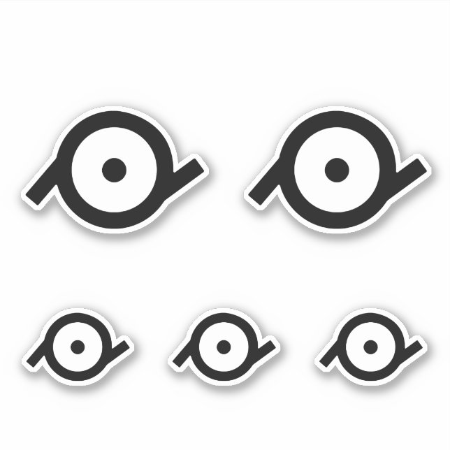 Epicene Gender Symbol Sticker (Front)