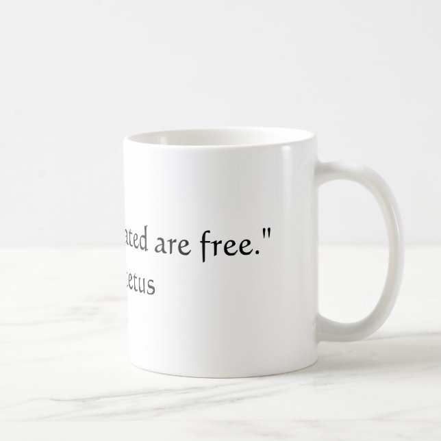 Epictetus quote coffee mug (Right)
