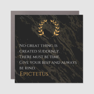 Epictetus's Recipe for Greatness Car Magnet