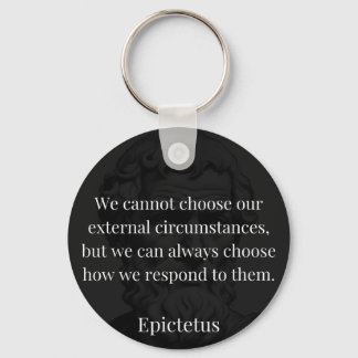 Epictetus's Wisdom: Empowerment through Response Keychain