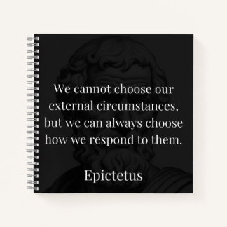 Epictetus's Wisdom: Empowerment through Response Notebook