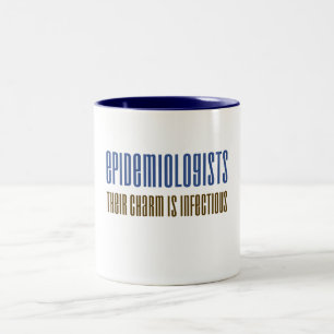 Epidemiologists Charm Two-Tone Coffee Mug
