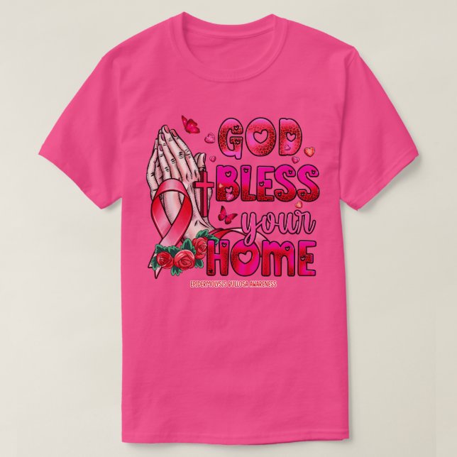 Epidermolysis Bullosa Awareness Awareness god bles T-Shirt (Design Front)