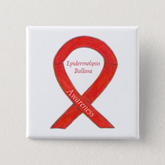 Epidermolysis Bullosa Awareness Ribbon Custom Pin