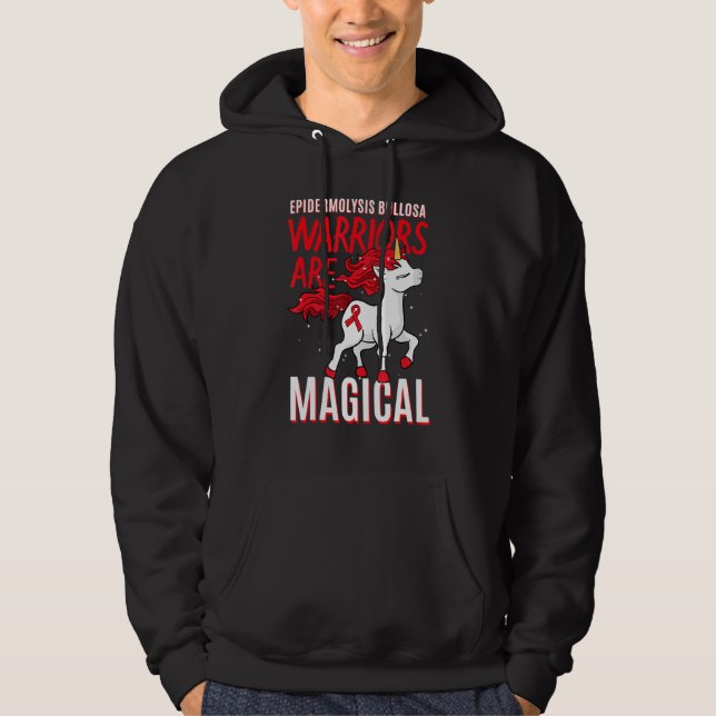 Epidermolysis Bullosa Warrior Eb Butterfly Childre Hoodie (Front)