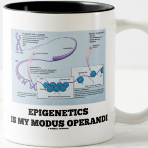 Epigenetics Is My Modus Operandi (Mechanisms) Two-Tone Coffee Mug
