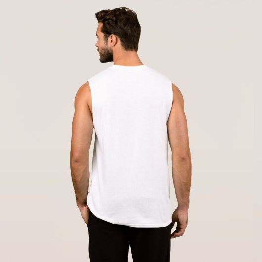 epigram Men's Ultra Cotton Sleeveless T-Shirt (Back Full)