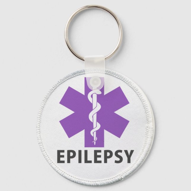 Epilepsy alert keychain (Front)