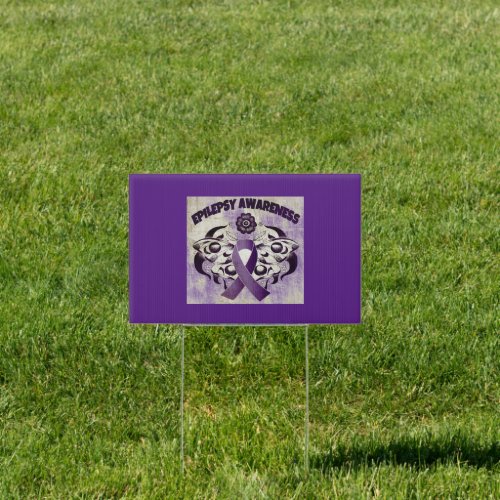 Epilepsy Awareness 12x18 yard sign