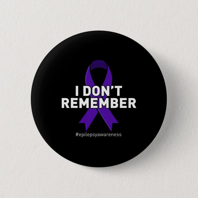 Epilepsy Awareness 2 Button (Front)