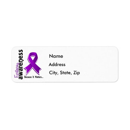 Epilepsy Awareness 5 Label