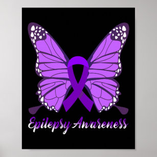 Believe Purple Ribbon Butterfly Coffee Mug - Epilepsy Store - Epilepsy  Awareness Products