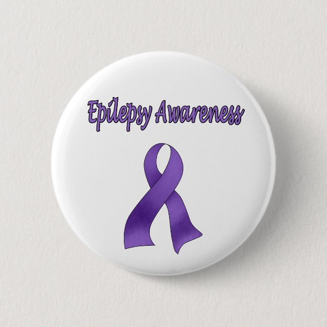 EPILEPSY Awareness Button (Front)